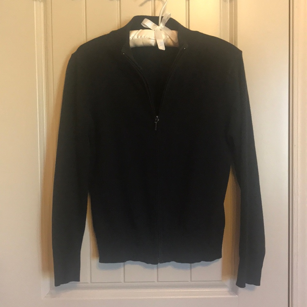 Carolyn Taylor Petite Zip Cardigan Sweater